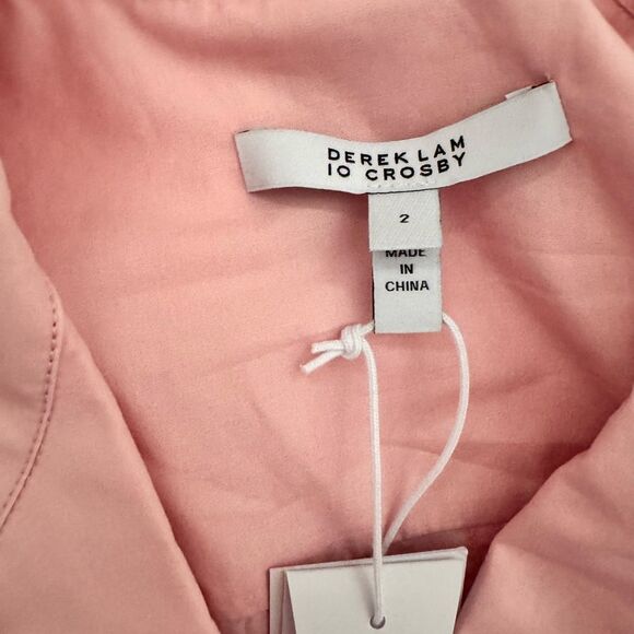 Derek Lam 10 Crosby Santina Shirtdress | 100% Cotton Sleeveless Mini Dress Sz 2 - Picture 6 of 9